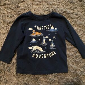 Garanimals Navy Arctic Adventure Long Sleeve Tee
